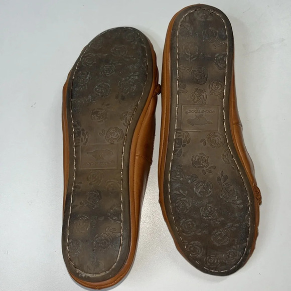 Imperfect Rocket Dog flats size 7.5 neutral flats criss cross front braided - Picture 12 of 13